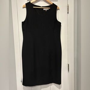 Kasper Classic Black Midi Dress